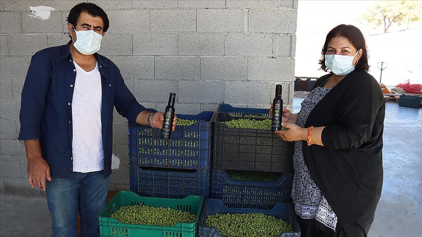 Kilisli çift, ürettikleri ödüllü zeytinyağıyla dünya pazarına çıktı