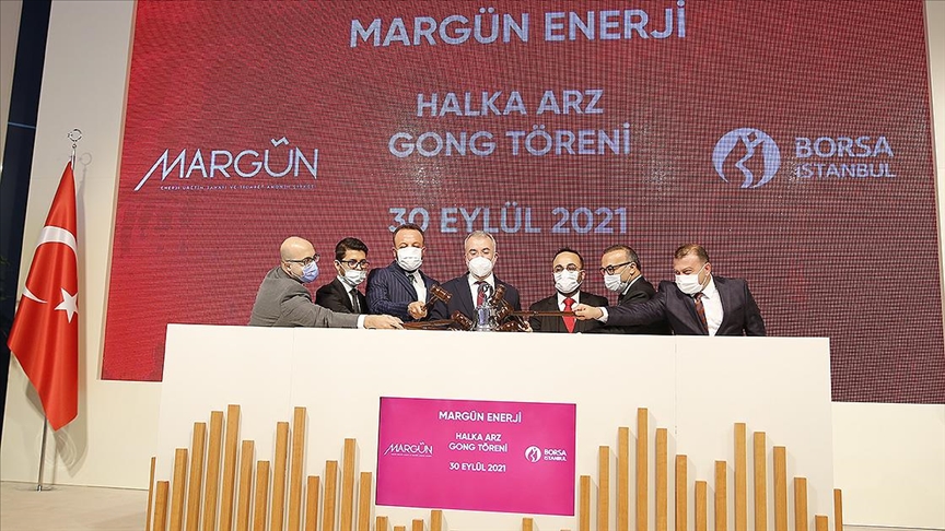 Borsa İstanbulda gong Margün Enerji için çaldı