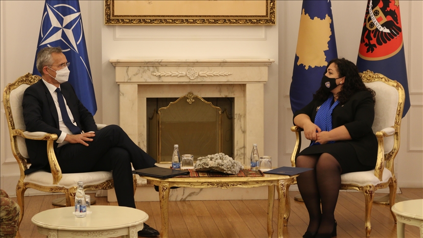 NATO chief, EU official discuss Kosovo-Serbia border tensions