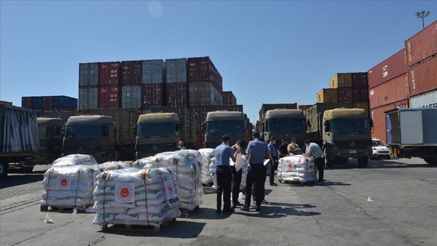 MSBden Lübnan ordusuna temel tüketim malzemeleri desteği