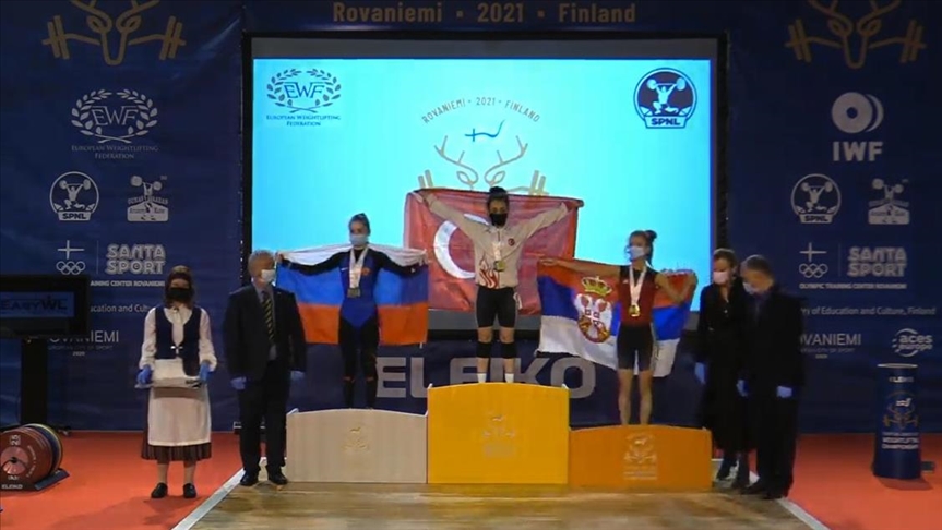 Türkiye 'Gençler ve 23 Yaş Altı Avrupa Halter Şampiyonası'nı 31 madalyayla tamamladı