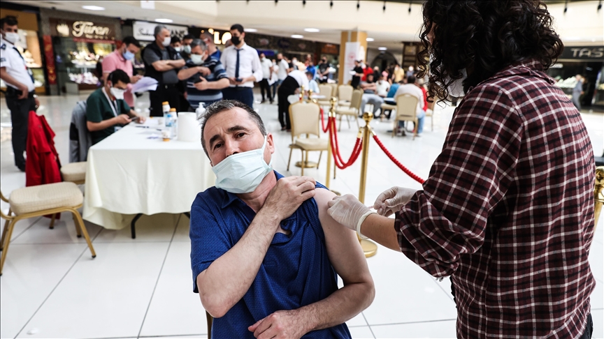 Nearly 111M COVID vaccine jabs administered in Turkey to date