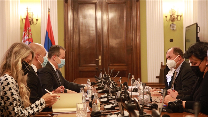 Dačić tokom susreta sa Schmidtom: Srbija i BiH mogu brže da razvijaju svoje ekonomske veze i odnose