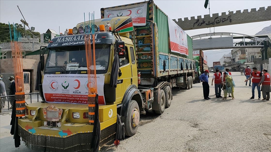 Türkiye, Afganistana 33 ton gıda yardımı ulaştırdı