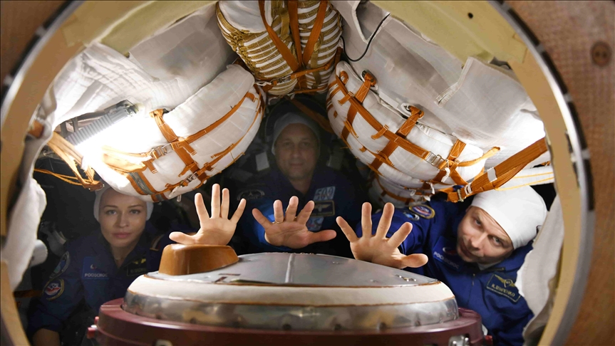 Actores rusos viajan al espacio para grabar la primera película en órbita