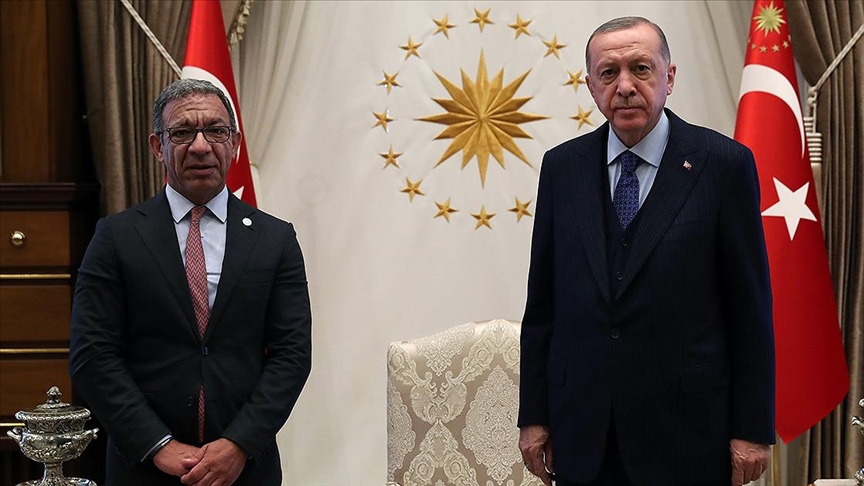 Cumhurbaşkanı Erdoğan, Parlamentolar Arası Birlik Başkanı Pachecoyu kabul etti