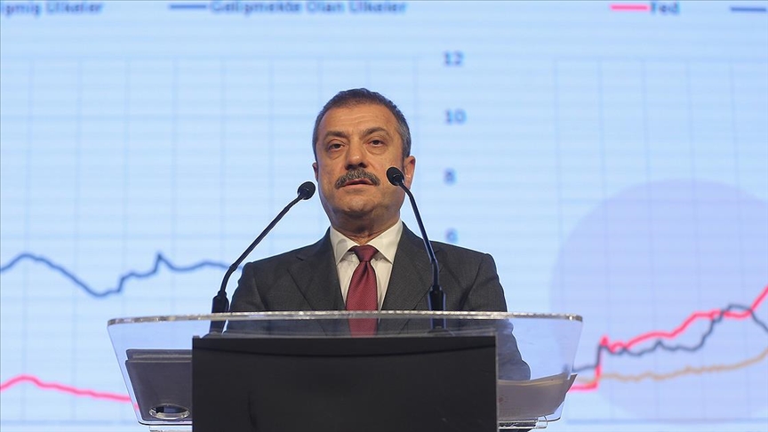 TCMB Başkanı Kavcıoğlu: Enflasyonda etkili olan geçici unsurlar Türkiyede de etkisini yitirecek