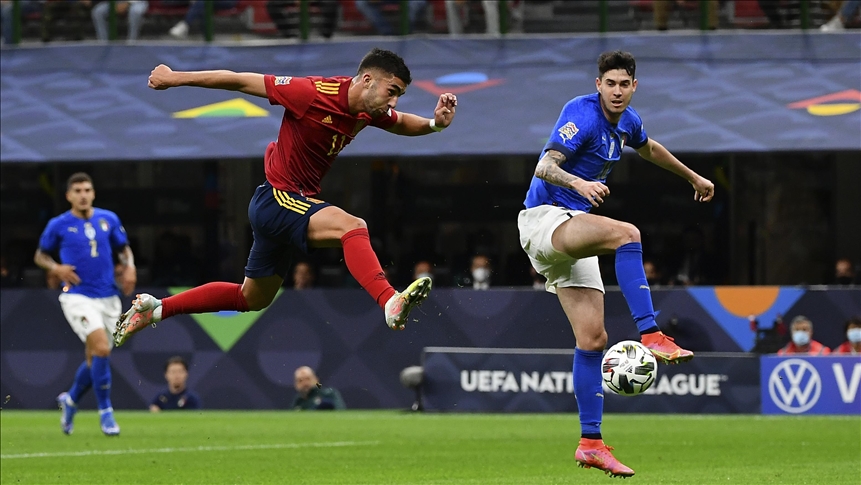 Spain beat Italy 2-1 to advance to UEFA Nations League final