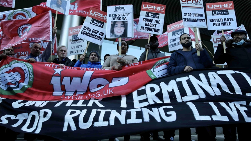 Las razones por las que los conductores de Uber organizaron una huelga de 24 horas en Londres 