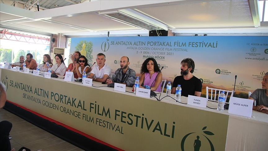 58. Antalya Altın Portakal Film Festivalinde Diyalog filminin söyleşisi yapıldı