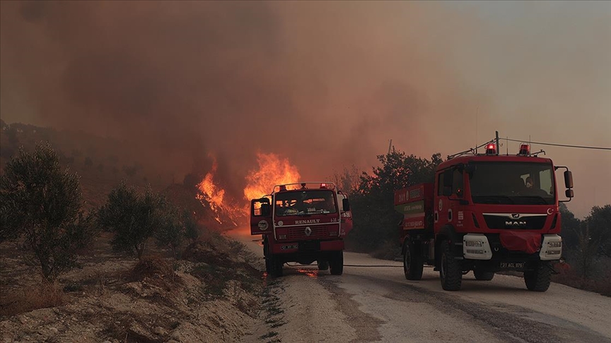 Hatay'da çıkan orman yangını karadan müdahaleyle kontrol altına alındı