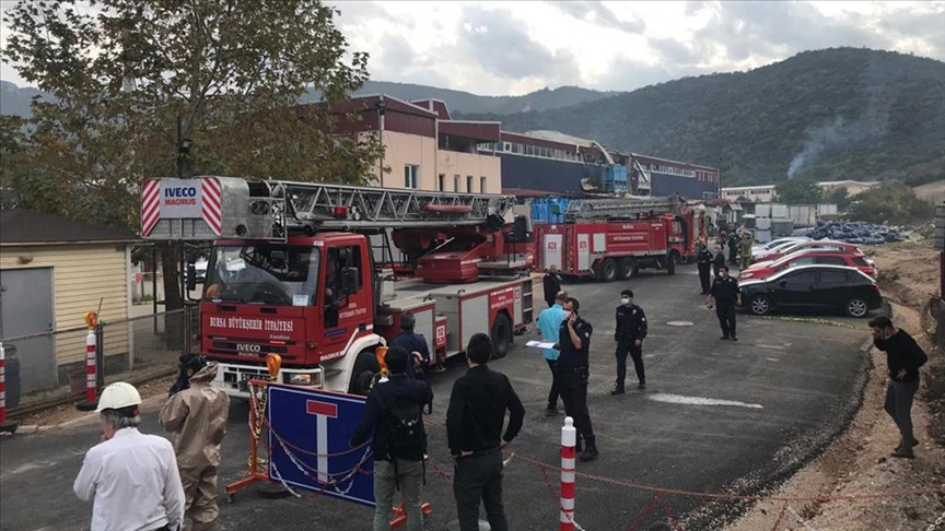 Bursa'da kimya fabrikasında meydana gelen patlamada 1 işçi hayatını kaybetti, 6 işçi yaralandı