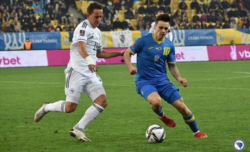 Kvalifikacije za SP 2022: BiH remizirala protiv Ukrajine