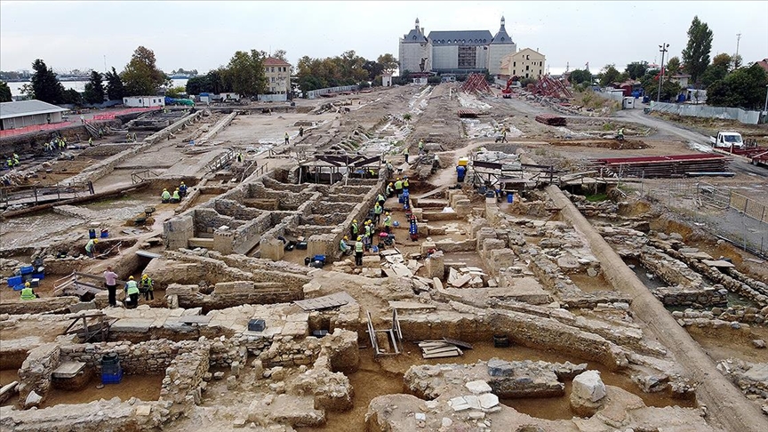 Haydarpaşa Garındaki arkeolojik kazılarla Kadıköyün tarihi yeniden yazılıyor