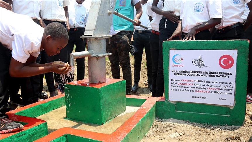 Cansuyu Derneği Burundide 20 su kuyusu açtı