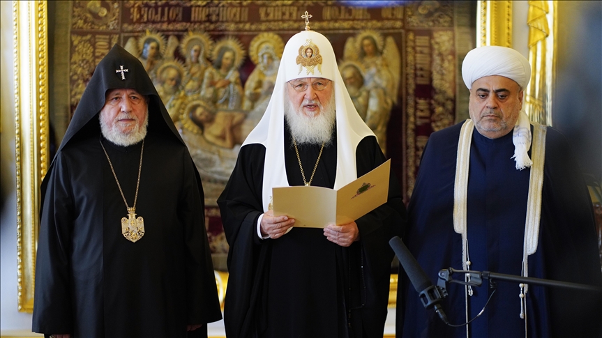 Religious leaders of Russia, Azerbaijan, Armenia meet in Moscow