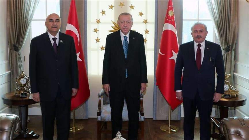 Serokomar Erdogan, Serokê Meclisa Tacikistanê Zokirzoda qebûl kir