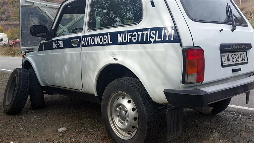 Azerbaijani civilian convoy attacked by Armenian armed groups