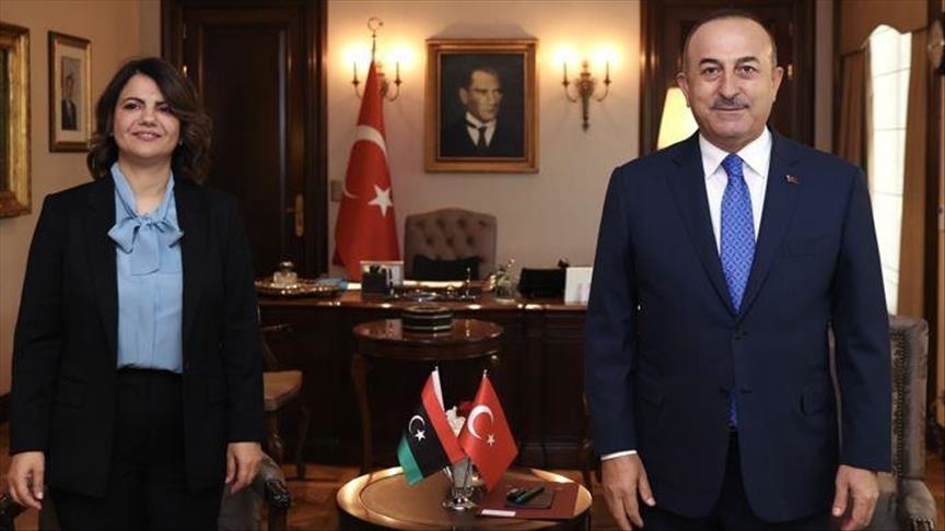 Turquie/Libye: Cavusoglu et Najla al-Mankoush discutent des relations bilatérales