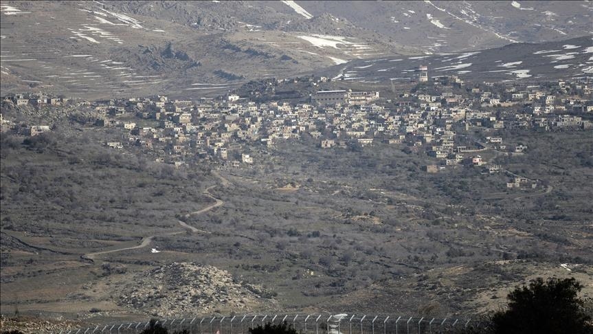 Fermeture de l'espace aérien du plateau du Golan