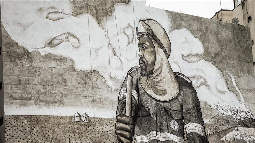 Brazil: Mural oslikan pepelom iz šumskih požara