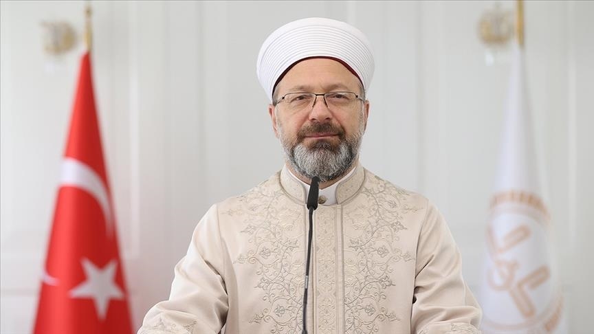 Turkeys top religious body head celebrates birth anniversary of Prophet Muhammad