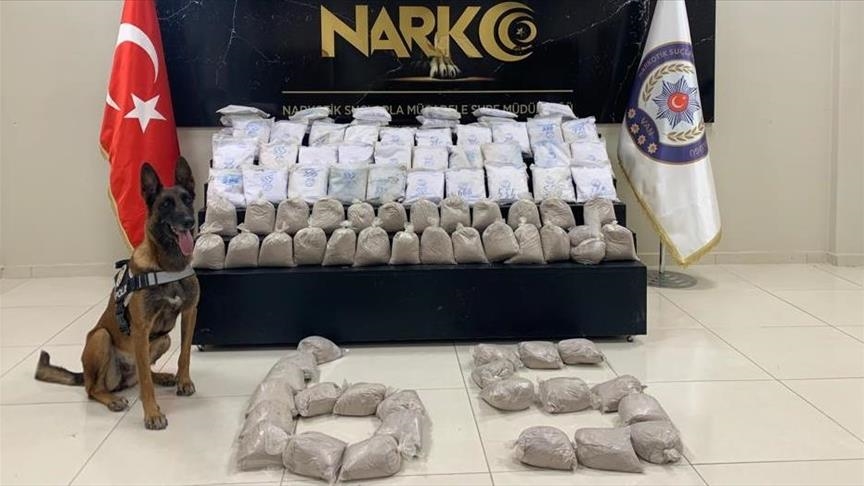 Li Wanê di hefteyekê da 231 kîlo û 906 gram eroîn hat bidestxistin