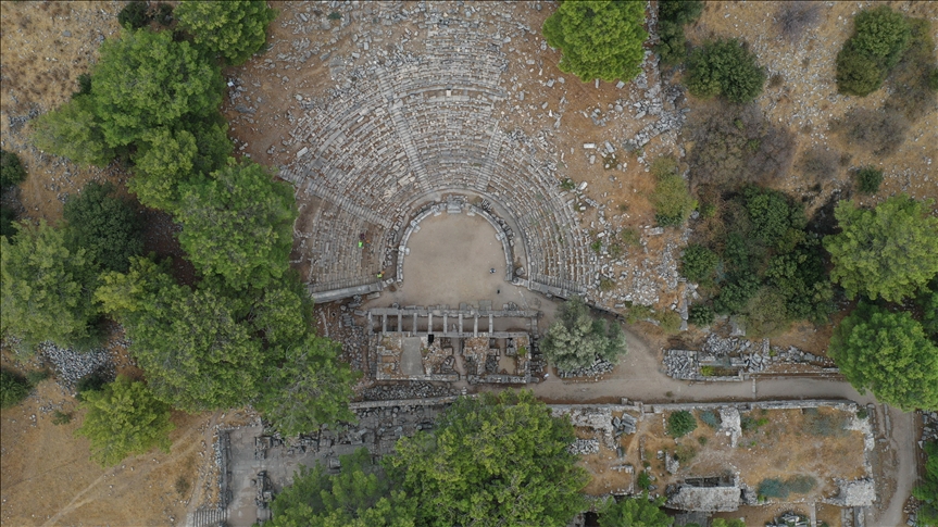 Church dating 1,600 years back discovered in Turkey's Priene ancient city