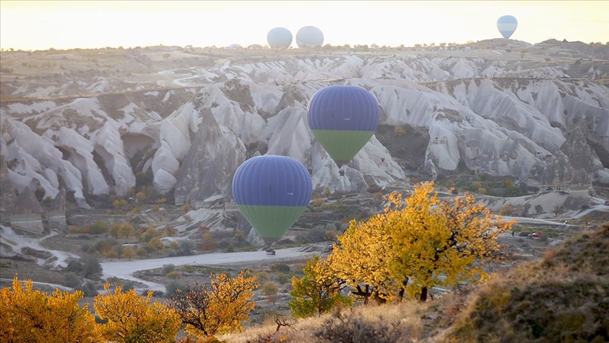 Каппадокия окрасилась в осенние тона