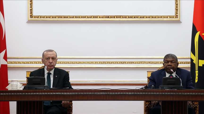 Turkey, Angola share opportunities on defense, energy cooperation: President Erdogan