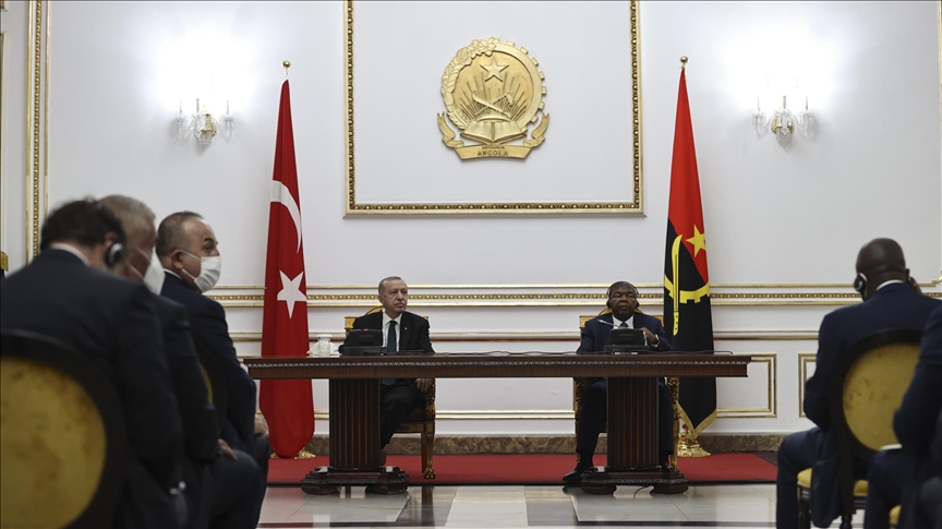 Erdogan: Turquía y Angola comparten oportunidades en defensa y cooperación energética 