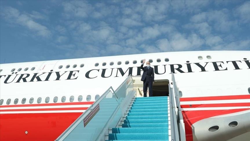 الرئيس التركي يغادر توغو متجها إلى نيجيريا