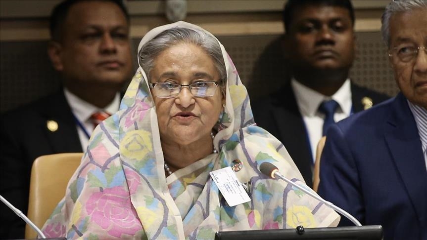 Bangladesh premier laments burden of Rohingya refugees