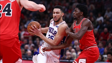 Sixers star Simmons excluded from training, then suspended