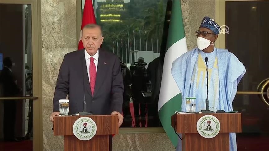 أردوغان: نعزز التعاون مع نيجيريا في مجالي الدفاع والأمن 