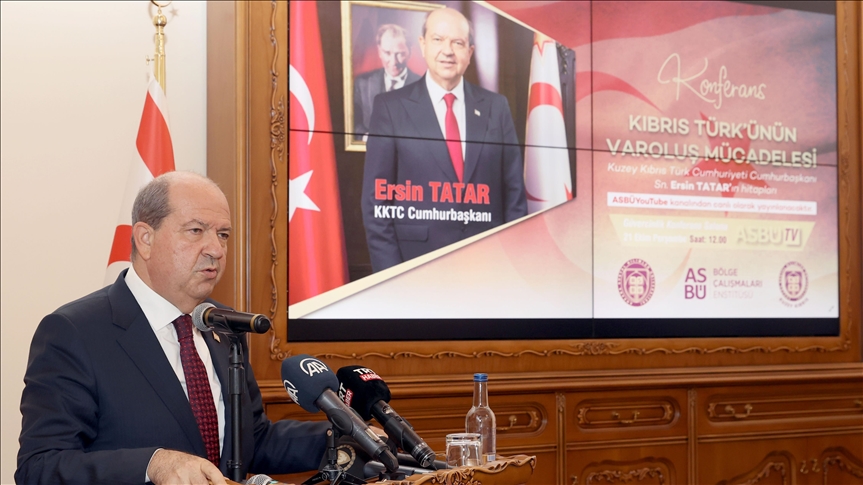 KKTC Cumhurbaşkanı Tatar: Kıbrısta federasyon meselesi kapanmıştır