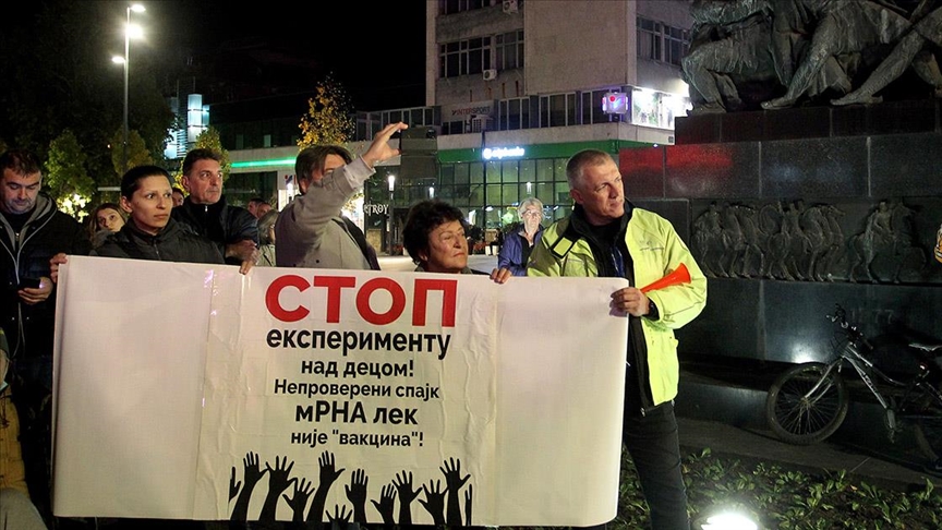 Srbija: U Nišu održan protest protiv uvođenja COVID propusnica