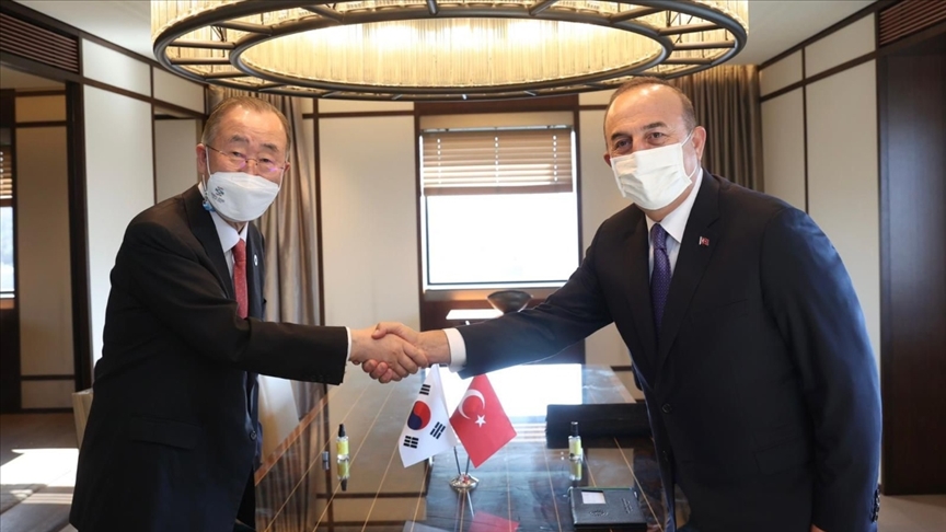 Dışişleri Bakanı Çavuşoğlu, Güney Kore'de temaslarda bulundu