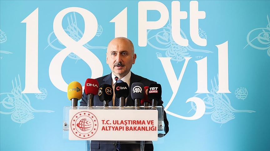 Bakan Karaismailoğlu: tüm dünyayı etkisi altına alan pandemi sürecinde PTT her anda milletimizin yanında oldu