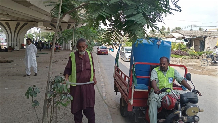 ‘Like my kids’: Pakistani man cares for 2,000 plants, trees every day
