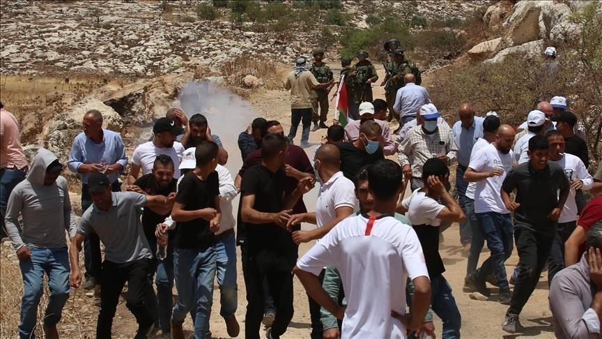 Dozens hurt as Israeli forces disperse Palestinian rally in West Bank