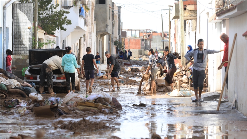 سیل در تونس یک قربانی گرفت