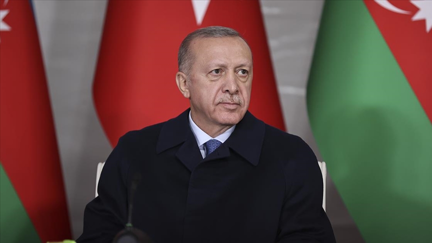 Cumhurbaşkanı Erdoğan: Azerbaycan-Ermenistan ilişkilerinde kalıcı barış için ortam bugün hiç olmadığı kadar elverişli
