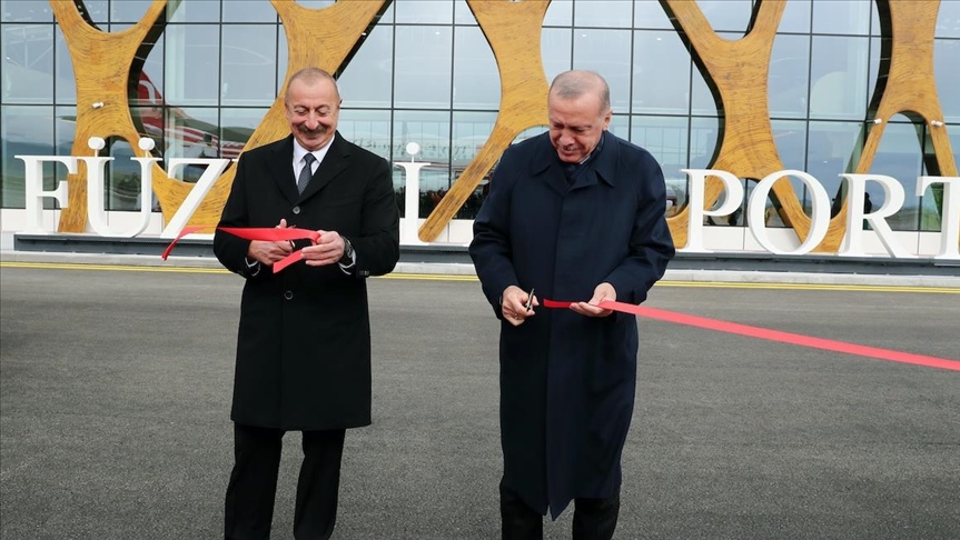 Ердоган и Алиев го отворија Меѓународниот аеродром „Фузули“, во регионот ослободен од ерменска окупација