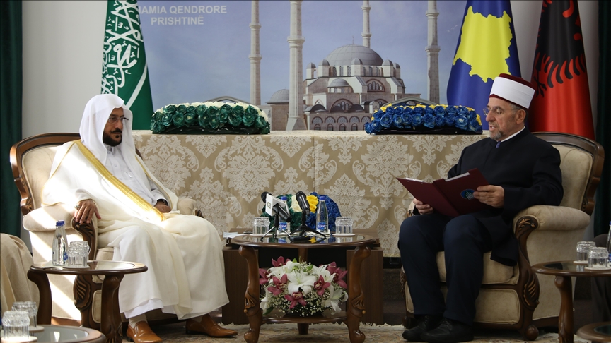 Prishtinë, myftiu Tërnava priti në takim ministrin saudit të Çështjeve Fetare, Abdul-Aziz Al Shejk