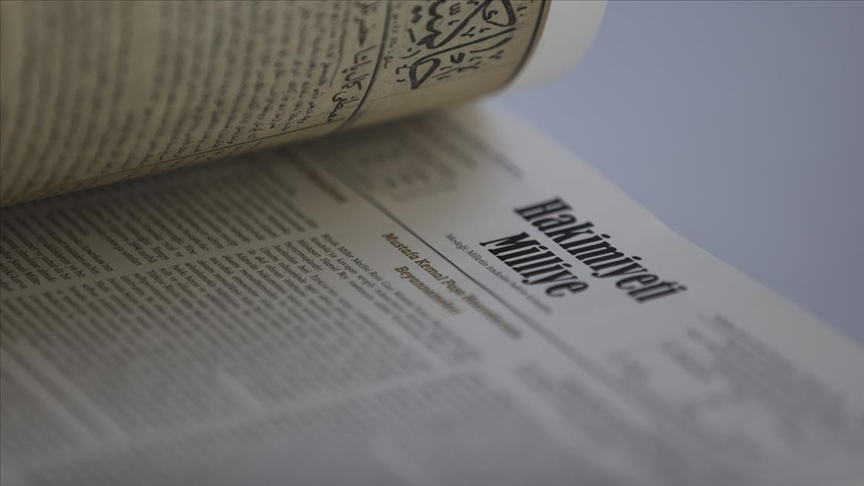 Hakimiyet-i Milliye gazetesinin 100 sayısı yeni harflerle kitapta toplandı