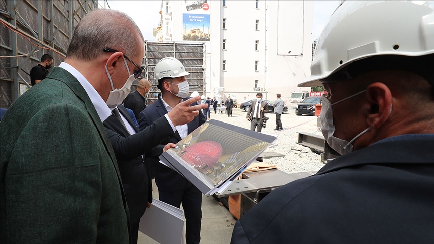 Cumhurbaşkanı Erdoğan'dan Atatürk Kültür Merkezi paylaşımı