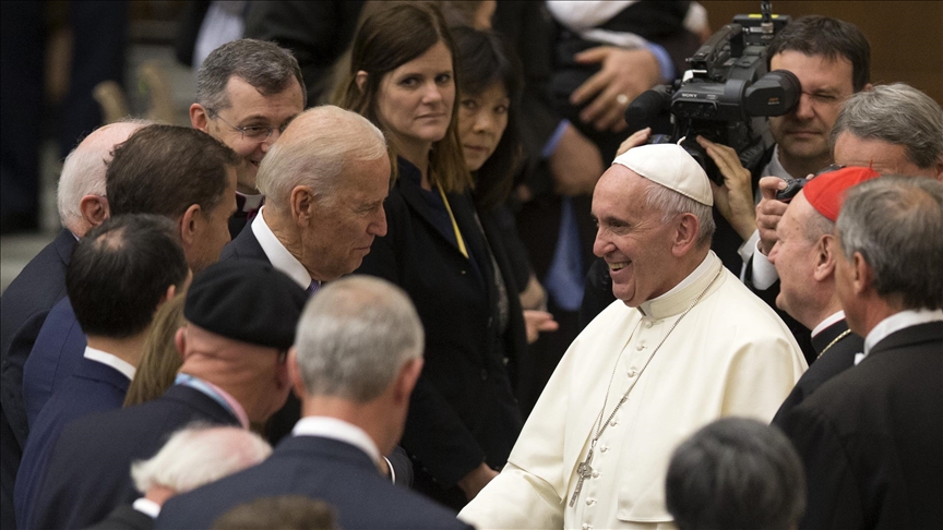 Biden lauds Pope Francis advocacy on poverty, climate