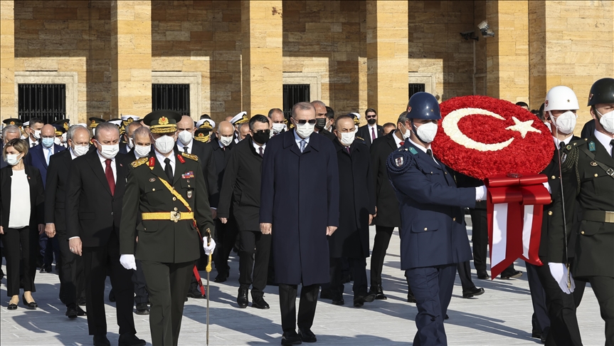 Dan Republike u Turskoj: Erdogan predvodio delegaciju u posjeti Anitkabiru