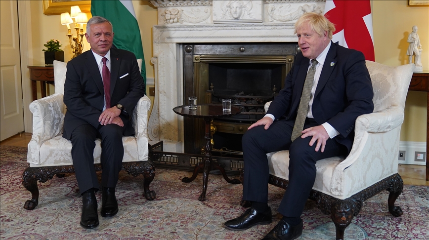 فلسطين وسوريا تتصدران محادثات ملك الأردن في لندن